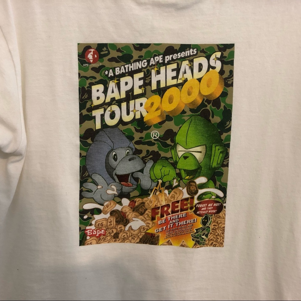 Bape Heads Tour 2000 Tee